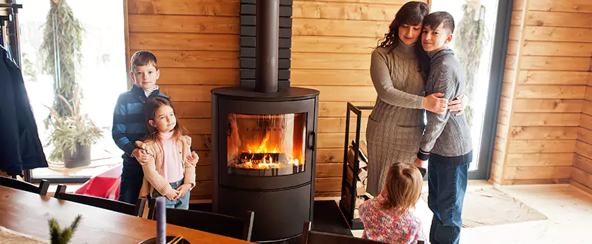 Morso Cast Iron Fireplace Insert Installation in Rosemead, California