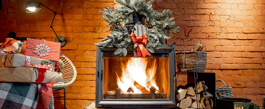 Travis Industries Linear Gas Fireplace Installation in Rosemead, California