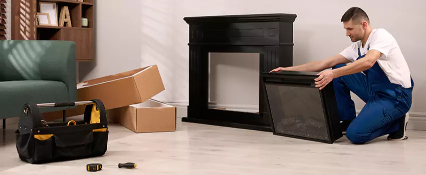 Old Rusted Metal Fireplace Repair And Replacement in Rosemead, CA
